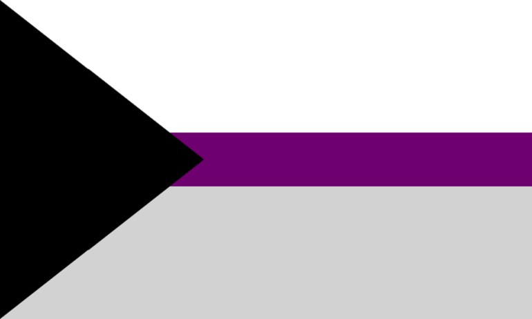 Flag of demisexuality