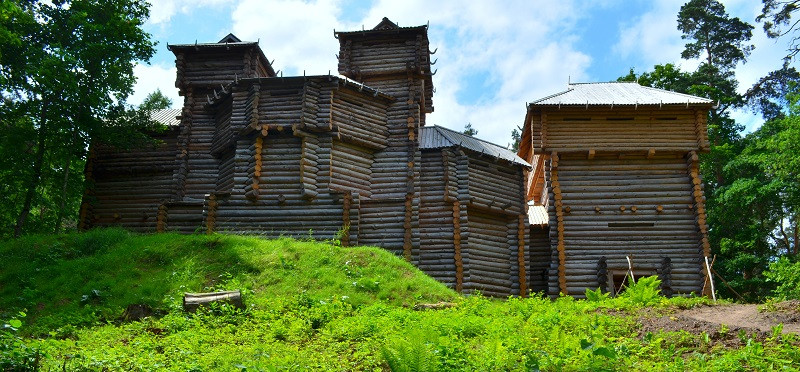 wooden castle