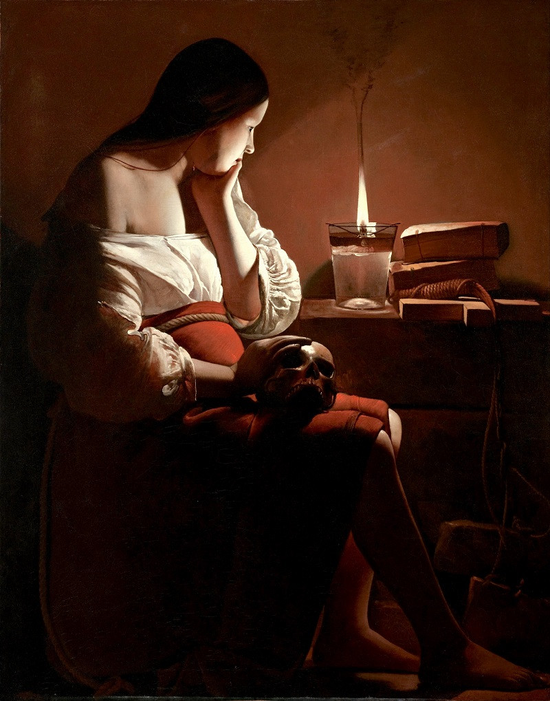 Penitent Magdalena of the lamp