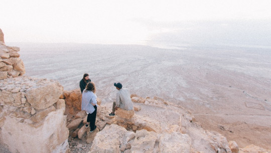 people talking desert