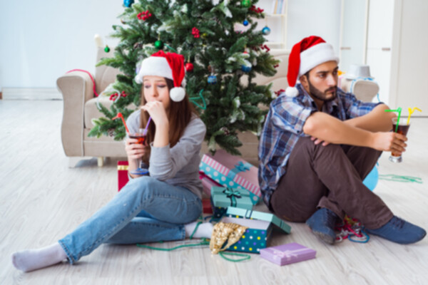 How do family conflicts arise at Christmas?