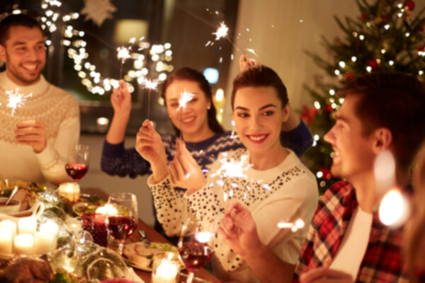 Facing the first Christmas meal