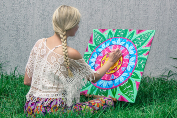 The benefits of painting mandalas