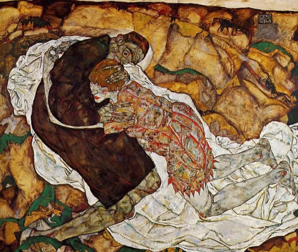 Death and the Maiden (1915-1916) by Egon Schiele