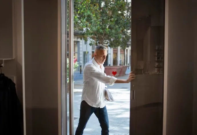 How can you change the habit, or live with someone who leaves doors open?