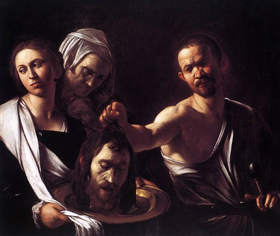 Salome with the Head of John the Baptist (1607) by Caravaggio