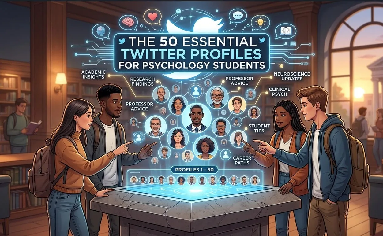 The 50 Essential Twitter Profiles for Psychology Students