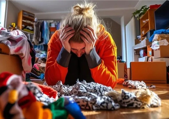 What defines hoarding disorder, and how does it differ from simply collecting things?