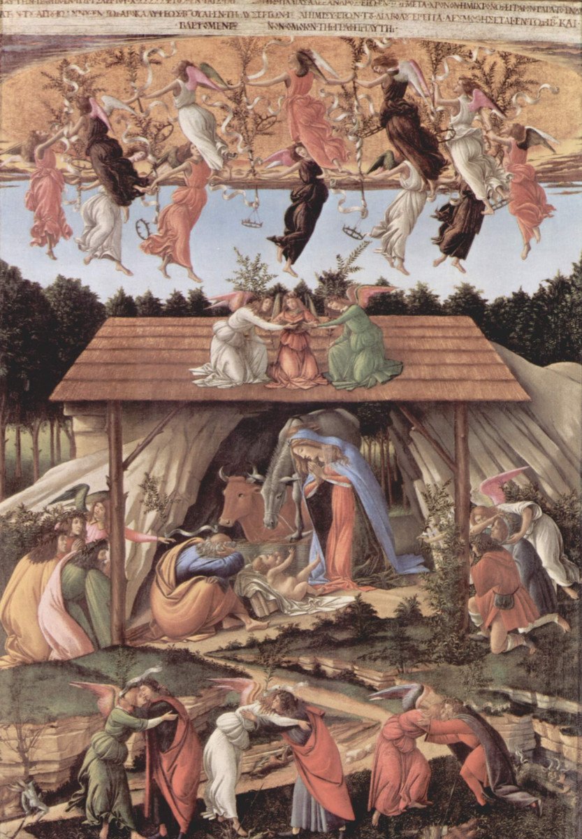 Mystical Nativity, by Sandro Botticelli