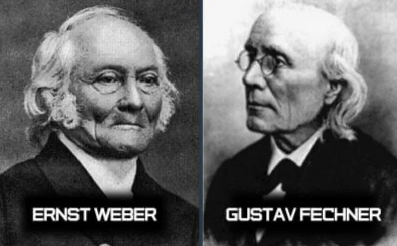 Who were Weber and Fechner, and how did psychophysics begin?