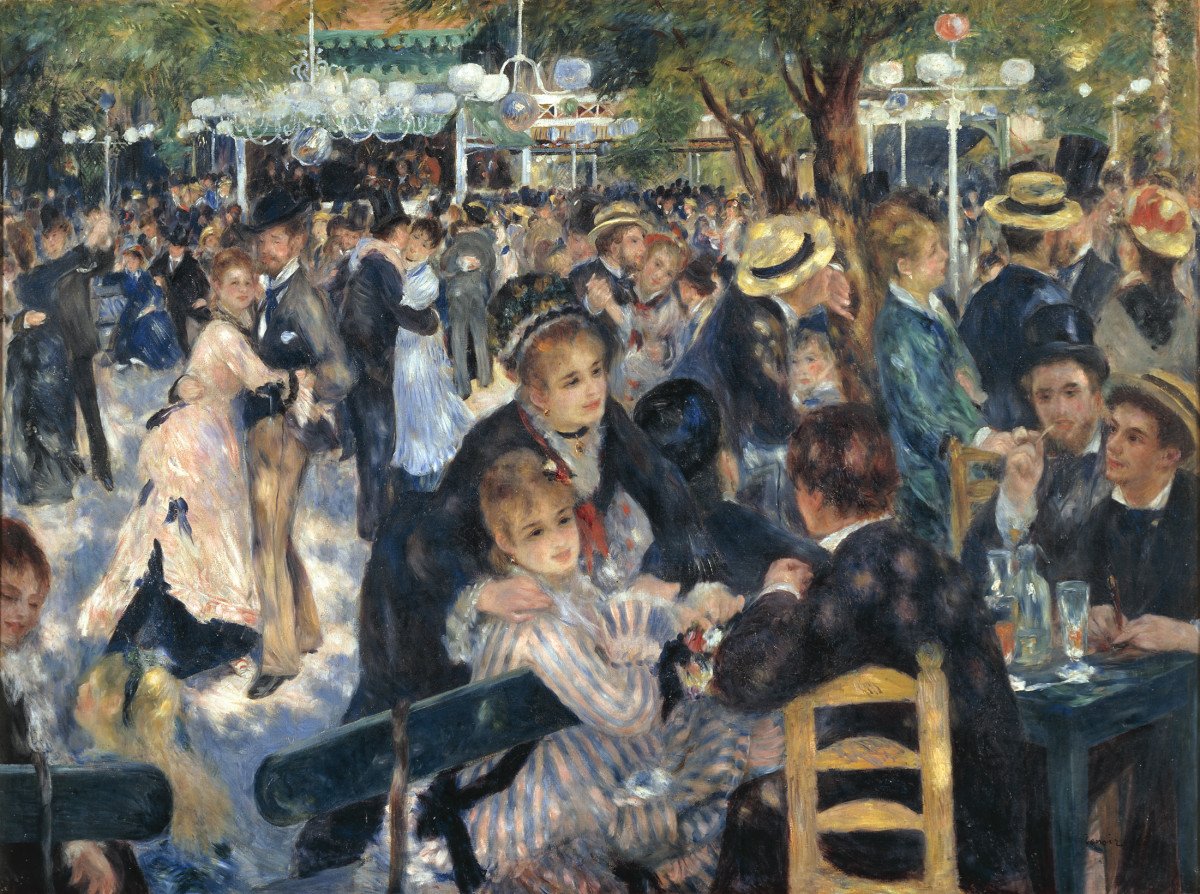 Dance at the Moulin de la Galette, Auguste Renoir