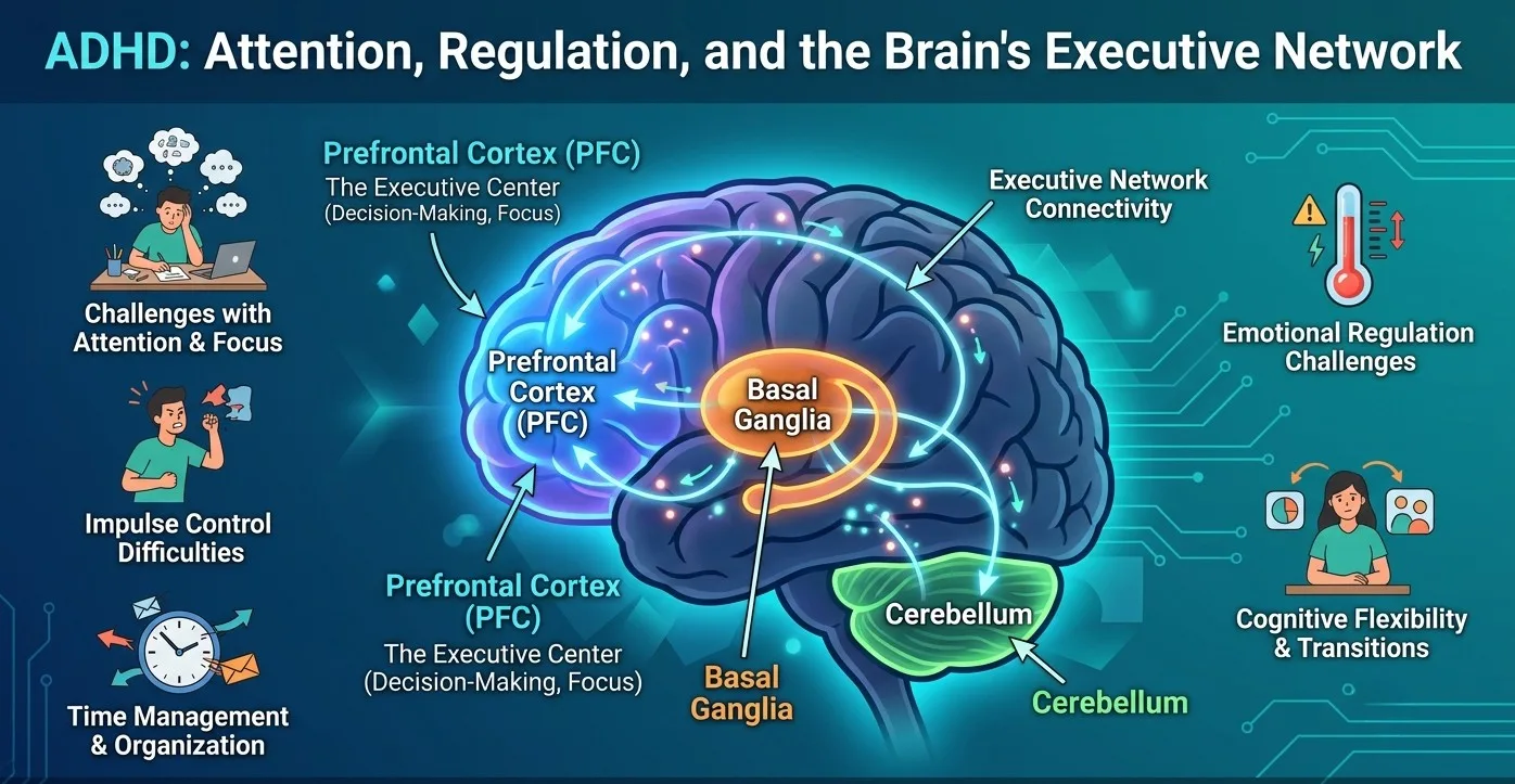 ADHD: Attention, Regulation, and the Brain's Executive Network