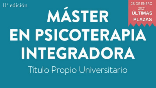 Last places for the Master in Integrative Psychotherapy of Mensalus